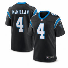 Carolina Panthers Tetairoa McMillan Black Game Jersey - 1