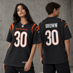 Cincinnati Bengals Chase Brown Game Jersey Loose Fit - 2