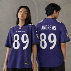 Baltimore Ravens Mark Andrews Purple Loose Fit Game Jersey - 2