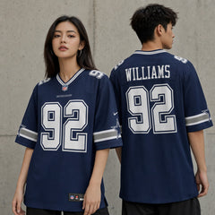 Dallas Cowboys Quinnen Williams Navy Game Jersey - 2