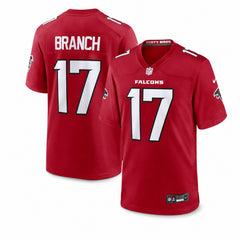 Atlanta Falcons Zachariah Branch Team Game Jersey - 1