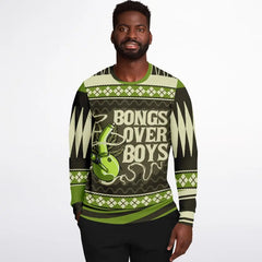 Bongs Over Boys - Bold Statement Ugly Christmas Sweater