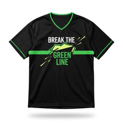 Break The Green Line Mesh Jersey Inspired by Air Zoom GT Cut 3 EYBL Jersey