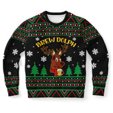 Brewdolph Christmas Sweater – Funny Ugly Holiday Sweatshirt