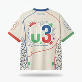 Build Your Moment Mesh Jersey Inspired by Air Jordan 3 Chalk & Track Red Jersey