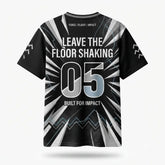 Built For Impact Mesh Football Jersey Inspired by Air Jordan 5 Black Metallic Reimagined Jersey