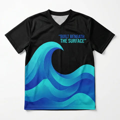 Built Beneath The Surface Mesh Football Jersey Inspired by Kobe 5 Protro EYBL Academy Jersey