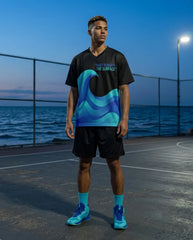 Built Beneath The Surface Mesh Football Jersey Inspired by Kobe 5 Protro EYBL Academy Jersey