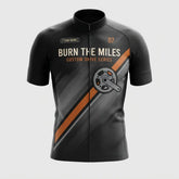 Burn the Miles Personalized Men’s Cycling Jersey Set – Custom Name & Number