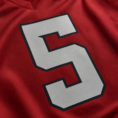 Atlanta Falcons Drake London Red Game Jersey - 4