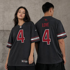 Arizona Cardinals Jeremiyah Love Black Alternate Game Jersey - 2