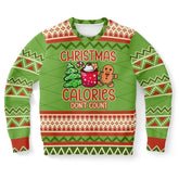 Christmas Calories Don’t Count Ugly Christmas Sweater