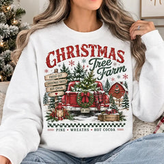 Christmas Tree Farm Sweater – Funny Holiday Sweatshirt