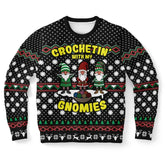 Crochetin' With My Gnomies Ugly Christmas Sweater