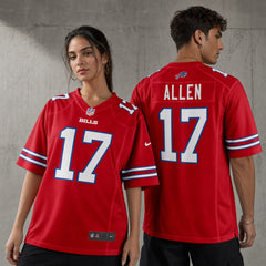 Buffalo Bills Josh Allen Red Alternate Game Jersey - 2