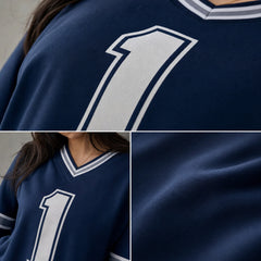 Dallas Cowboys Number 1 Dad Game Jersey - 4