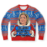 Epstein Didn't Kill Himself Ugly Christmas Sweater