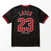 Etched In Legacy Mesh Football Jersey Inspired by Air Jordan 1 Laser Jersey