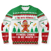 Fitness Cookie Christmas Sweater – Funny Ugly Holiday Sweatshirt