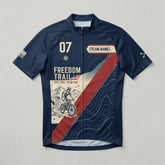 Freedom Trail Personalized Men’s MTB Cycling Jersey Set – Custom Name & Number
