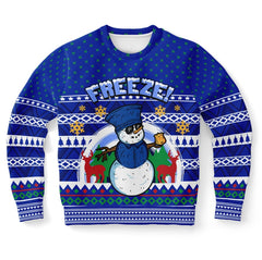 Freeze Christmas Sweater – Funny Ugly Holiday Sweatshirt