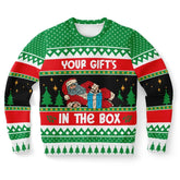 Gift In The Box Ugly Christmas Sweater