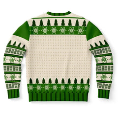 Happy Holla Days Reindeer Christmas Sweater – Funny Ugly Holiday Sweatshirt