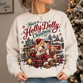 Have A Holly Dolly Christmas And Best Golden Sweater – Funny Holiday Sweatshirt