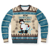 How Snowflakes Are Really Made Ugly Christmas Sweater
