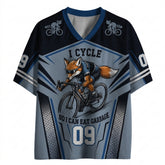 I Cycle So I Can Eat Garbage Fox Cycling Mesh Jersey