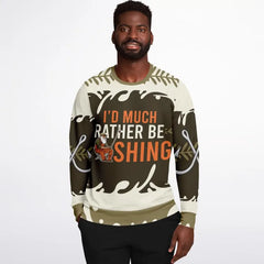 I’d Much Rather Be Fishing Christmas Sweater