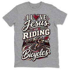 I Love Jesus & Riding Bicycles - Cycling Sport Unisex Tee