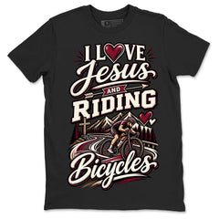 I Love Jesus & Riding Bicycles - Cycling Sport Unisex Tee