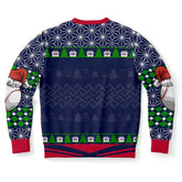 I'll Be Home for Christmas Baseball Christmas Sweater – Funny Ugly Holiday Sweatshirt