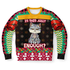 'Is This Jolly Enough?' Grumpy Cat Ugly Christmas Sweater