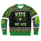 Kiss My Ace Tennis Christmas Sweater
