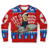 Let It Blow Ugly Christmas Sweater
