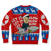 Let It Blow Ugly Christmas Sweater