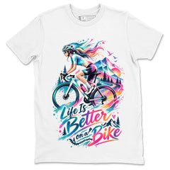Life Is Better On A Bike - Women Cycling Sport Unisex Tee