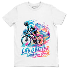 Life Is Better When You Ride - Men Cycling Sport Unisex Tee