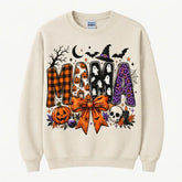 Mama Pumpkin Halloween Sweater – Funny Halloween Skull Sweatshirt