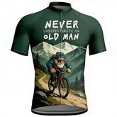 Men’s Colorful Graffiti Cyclist Cycling Jersey – Full Zip Short Sleeve Breathable Quick-Dry MTB Road Bike Tee MCJSS3101