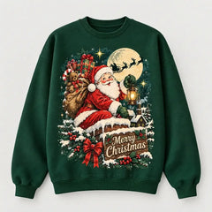 Santa Is Coming Christmas Sweater – Funny Holiday Sweatshirt