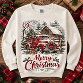 Merry Christmas Tree Farm Sweater – Funny Holiday Sweatshirt
