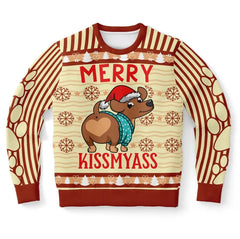 Merry Kissmyass Christmas Sweater – Funny Ugly Holiday Sweatshirt