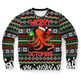Merry Octomas Christmas Sweater – Funny Ugly Holiday Sweatshirt