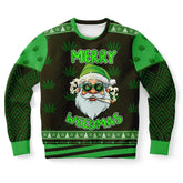 'Merry Weedmas' Funny Santa Ugly Christmas Sweater
