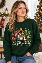 Mockup nữ US mặc sweatshirt
