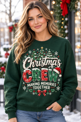 Mockup nữ US mặc sweatshirt