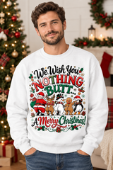 Mockup nam US mặc sweatshirt